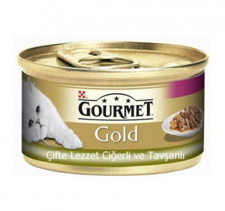Gourmet Gold Ciğerli Tavşanlı 85 gr Kedi Maması kullananlar yorumlar
